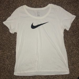 White Nike Tee